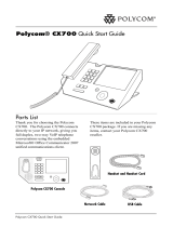 Polycom CX700 Guide de démarrage rapide