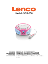 Lenco SCD-650BU Le manuel du propriétaire