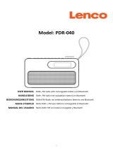 Lenco PDR-040BAMBOOBK Le manuel du propriétaire
