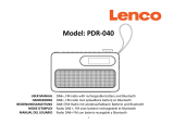 Lenco PDR-040BAMBOOWH Le manuel du propriétaire