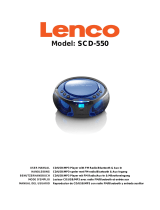 Lenco SCD-550BU Le manuel du propriétaire