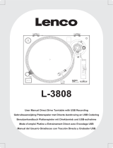 Lenco L-3808 Matt Grey Le manuel du propriétaire