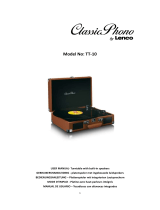 Lenco Classic Phono TT-10BN Le manuel du propriétaire