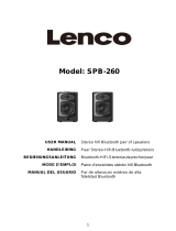 Lenco SPB-260BK Le manuel du propriétaire