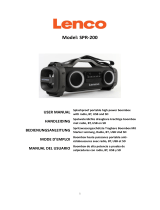 Lenco SPR-200BK Le manuel du propriétaire
