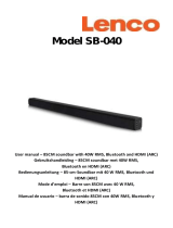 Lenco SB-040 85cm Soundbar Manuel utilisateur