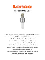Lenco BMC-085SI Karaoke microphone Le manuel du propriétaire