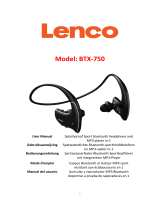 Lenco BTX-750BK Le manuel du propriétaire