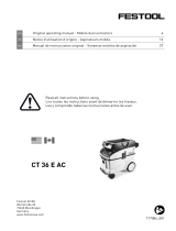 Festool CLEANTEX CT 36 E AC Original Operating Manual
