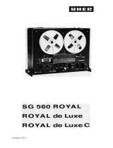 uher SG 560 Royal Manuel utilisateur
