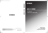 Yamaha RX-V3800 - AV Receiver Le manuel du propriétaire
