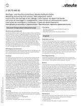 steute ZS 73 S Mounting And Wiring Instructions