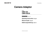 Sony CMA-D2 Mode d'emploi