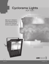 ADB Stagelight Cyclorama Lights ACP 1001 Manuel utilisateur