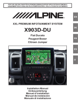 Alpine X903D-DU Guide d'installation