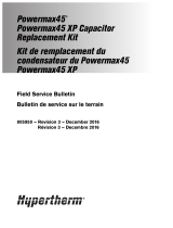 Hypertherm Powermax45 XP Field Service Bulletin