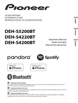 Pioneer CD RDS Receiver DEH-S5200BT/DEH-S4220BT/DEH-S4200BT Manuel utilisateur