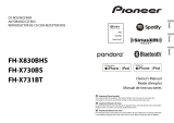 Pioneer FH-X830BHS Le manuel du propriétaire