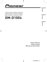 Pioneer GM-D1004 Le manuel du propriétaire