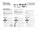Pioneer BDR-212UBK Le manuel du propriétaire