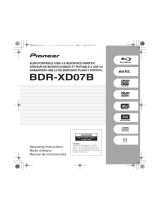 Pioneer BDR-XD07B Le manuel du propriétaire