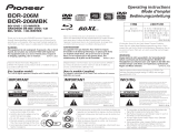 Pioneer BDR-206MBK Guide d'installation