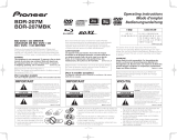 Pioneer BDR-2207UBK Guide d'installation