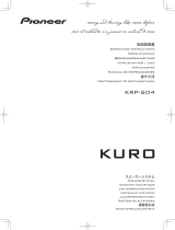 Pioneer KURO KRP-S04 Le manuel du propriétaire