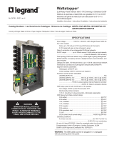 wattstopper LMCP24-10V Guide d'installation