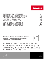 Amica FZ206.3 AA Manuel utilisateur
