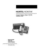 Nortel Norstar CTA 200 Guide d'installation
