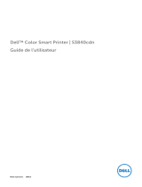 Dell Color Smart Printer S3840cdn Mode d'emploi
