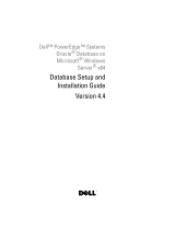 Dell Supported Configurations for Oracle Database 10g R2 for Windows Mode d'emploi