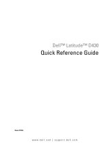 Dell Latitude D430 Guide de démarrage rapide