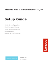 Mode d'Emploi Lenovo Série IdeaPad Flex 3 Chromebook Mode d'emploi