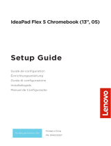 Mode d'Emploi Lenovo Série IdeaPad Flex 5 Chromebook Mode d'emploi