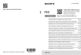 Sony ILME Series User FX3 Mode d'emploi