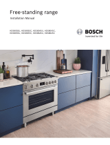 Bosch HDS8645U Guide d'installation