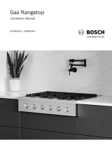 Bosch RGM8058UC Guide d'installation