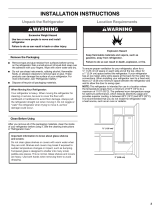 Whirlpool WRF560SMHB Guide d'installation