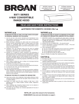 Broan BXT130BL Guide d'installation