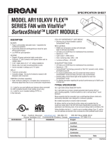 Broan AR110LKVV Dimensions Guide