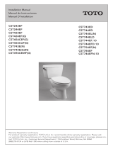 Toto CST743E-51 Guide d'installation