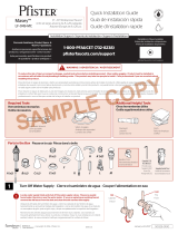 Pfister LF-049-MCKK Guide d'installation