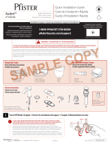 Pfister Pfister Auden LF-042-AD Guide d'installation