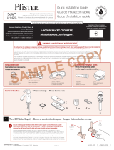 Pfister Pfister Selia LF-042-SL Guide d'installation