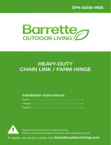 Barrette Outdoor Living 73014313 Guide d'installation