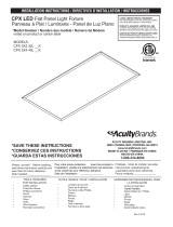 Lithonia Lighting CPX 2X4 ALO8 SWW7 M2 Guide d'installation