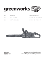 Greenworks CS48L4410 Mode d'emploi