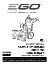 EGO SNT2400 56-Volt Lithium-Ion Cordless Snow Blower Manuel utilisateur